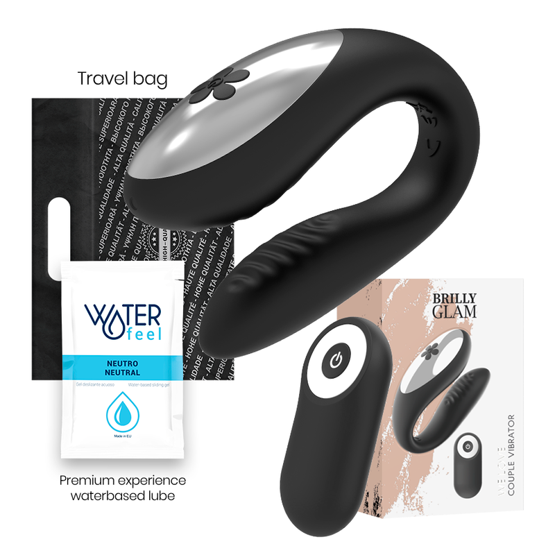BRILLY GLAM - WE LOVE  FOR PARTNERS BLACK REMOTE CONTROL BRILLY GLAM