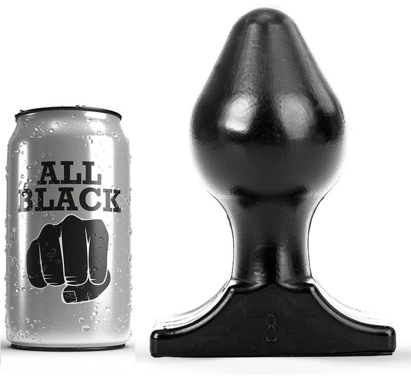 Buy All Black - Anal Plug 16x8 Cm
