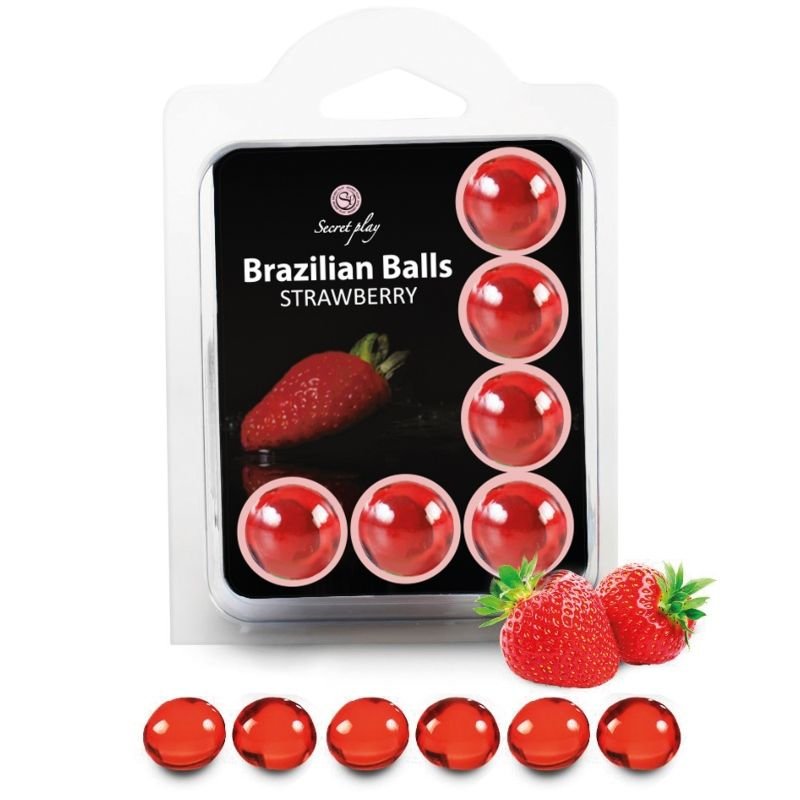 Buy Secretplay - Set 6 Brazilian Balls Strawberry