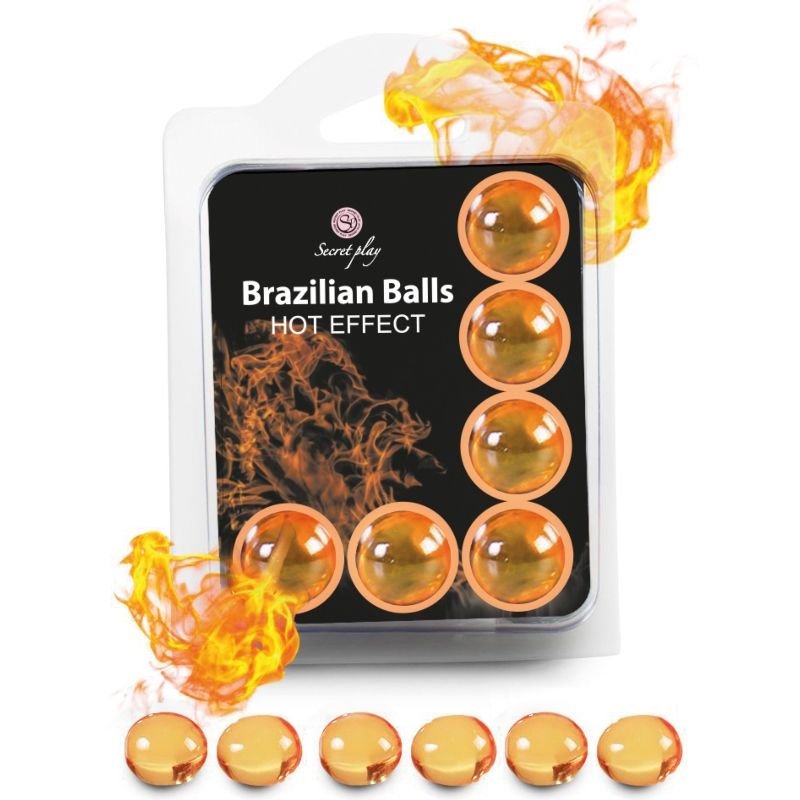 SECRETPLAY - SET 6 BRAZILIAN BALLS HEAT EFFECT SECRETPLAY COSMETIC