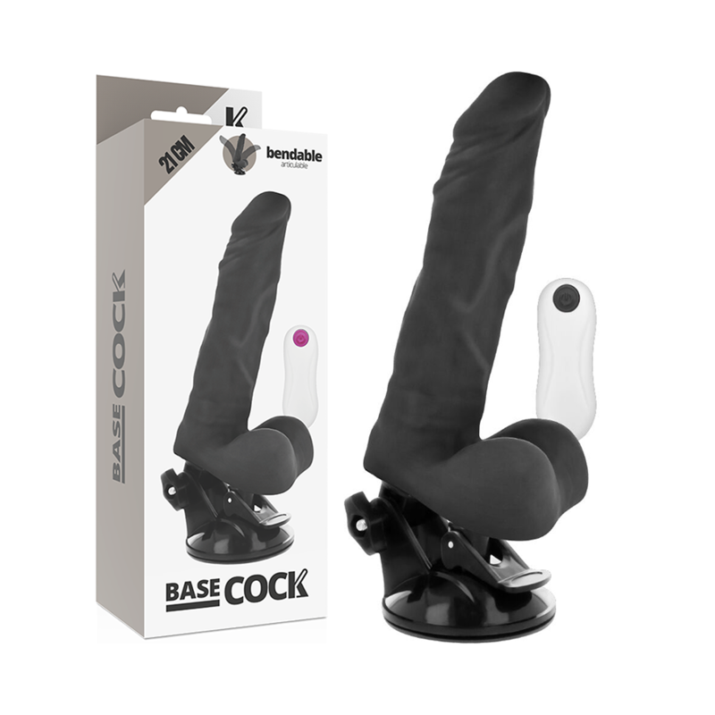 Buy Basecock - Vibrador Articulable Control Remoto Negro 21 Cm -o- 5 Cm