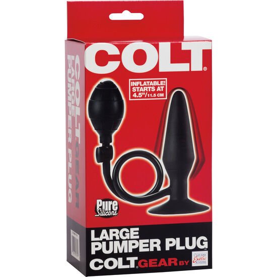 Calexotics - Colt Large Pumper Plug Black CALEXOTICS - COLT LARGE PUMPER PLUG BLACK