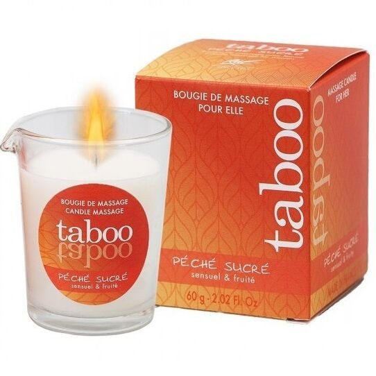Buy Ruf - Taboo Massage Candle For Her Peche Sucre Nectarine Aroma
