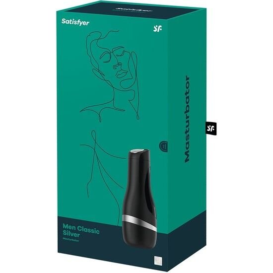 Satisfyer - Masturbator Men Classic Silver SATISFYER - MASTURBATOR MEN CLASSIC SILVER
