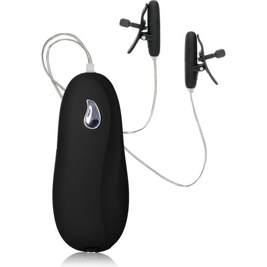 CALEXOTICS - VIBR HEATED NIPPLE TEASERS BLACK CALEXOTICS