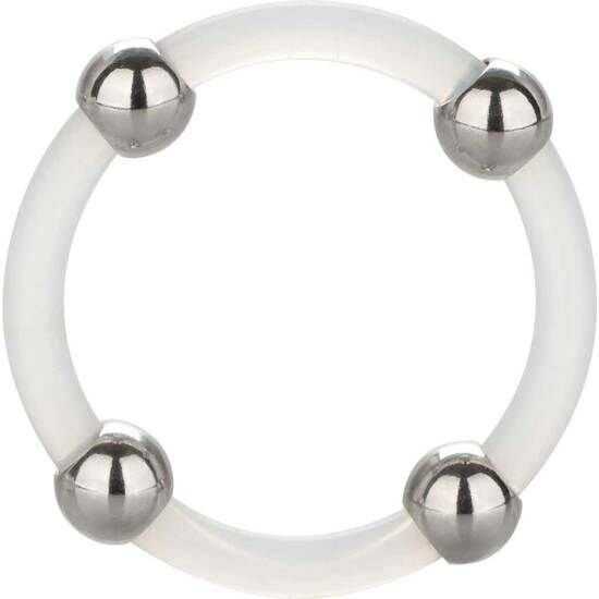 Buy Calexotics - Steel Beaded Silicone Ring L