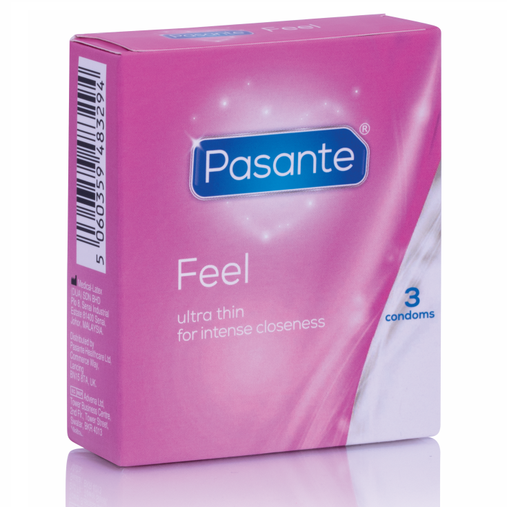 Buy Pasante - Condoms Sensitive Ultra Thin 3 Units