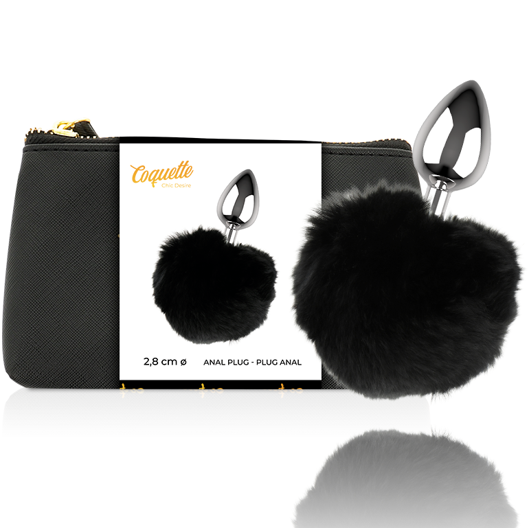 COQUETTE CHIC DESIRE - ANAL PLUG METAL SIZE L 2.8 X 4.1 CM COQUETTE TOYS