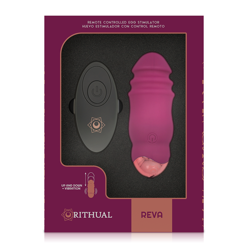 Rithual - Reva Egg Remote Control Up&down System + Vibration RITHUAL - REVA EGG REMOTE CONTROL UP&DOWN SYSTEM + VIBRATION