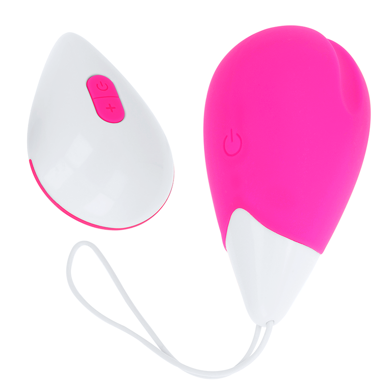 Buy Ohmama - Textured Vibrating Egg 10 Modes Pink And White