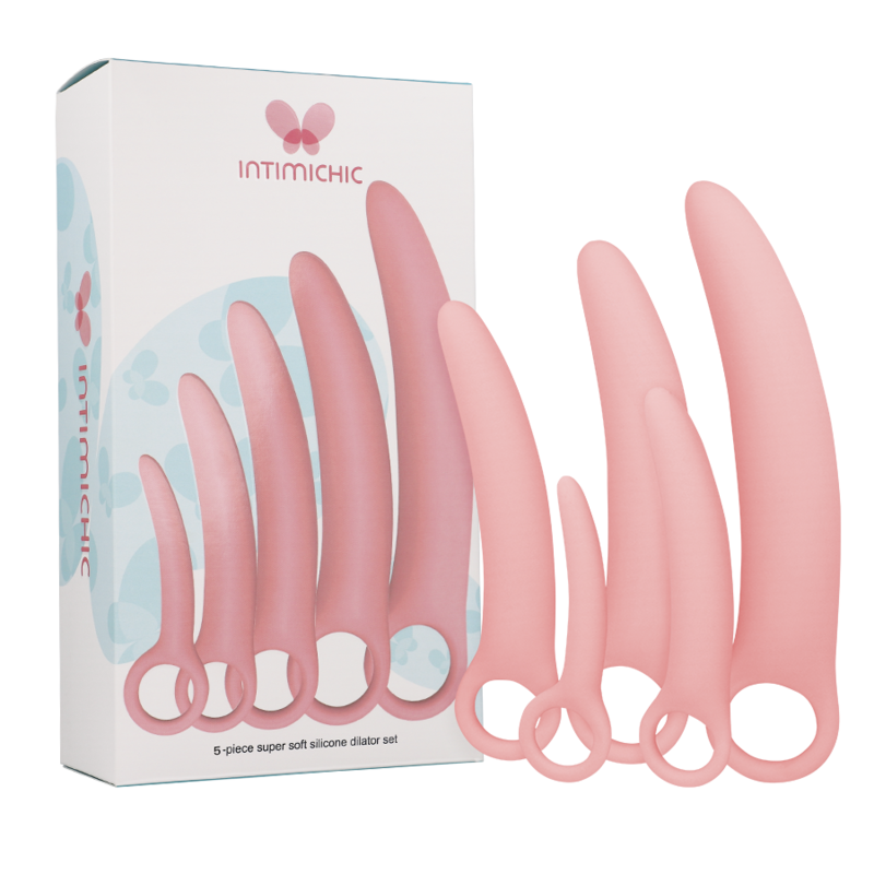 Intimichic - Silicone Dilator 5 Pieces Set INTIMICHIC - SILICONE DILATOR 5 PIECES SET