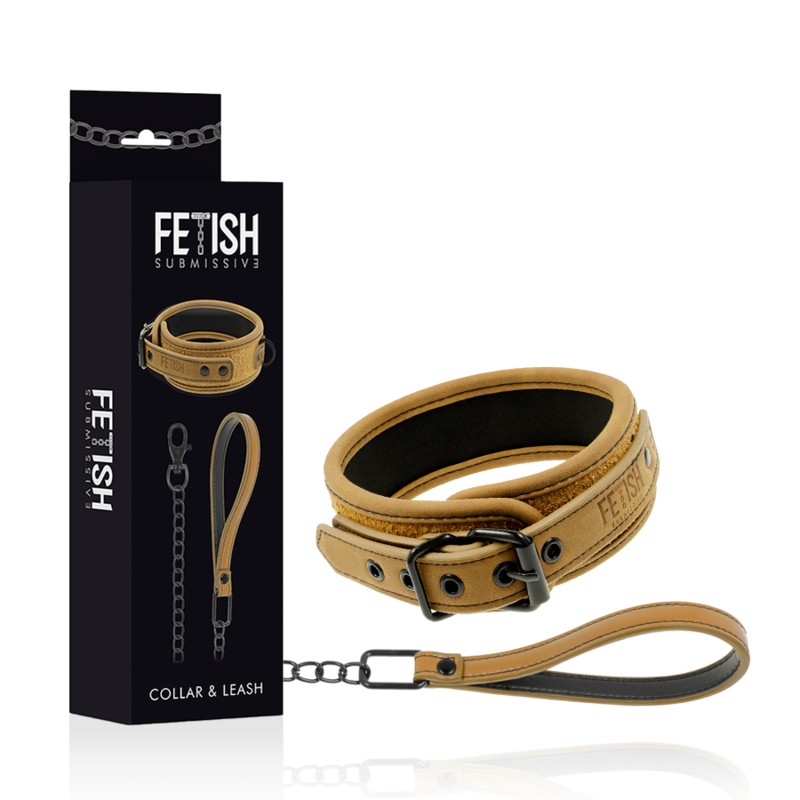 Buy Fetish Submissive Origen - Neoprene Lined Necklace With Chain