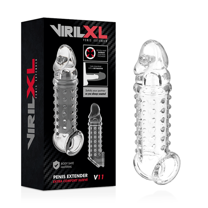 Virilxl - Penis Extension And Sheath V11 Transparent VIRILXL - PENIS EXTENSION AND SHEATH V11 TRANSPARENT