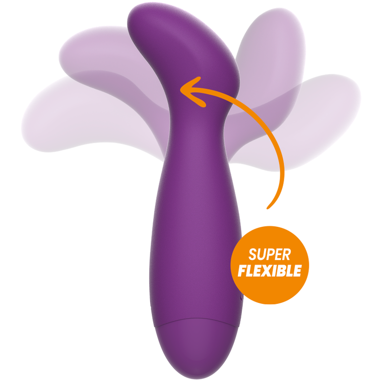 Rewolution - Rewopulse Flexible Vibrator G-point Stimulator REWOLUTION - REWOPULSE FLEXIBLE VIBRATOR G-POINT STIMULATOR