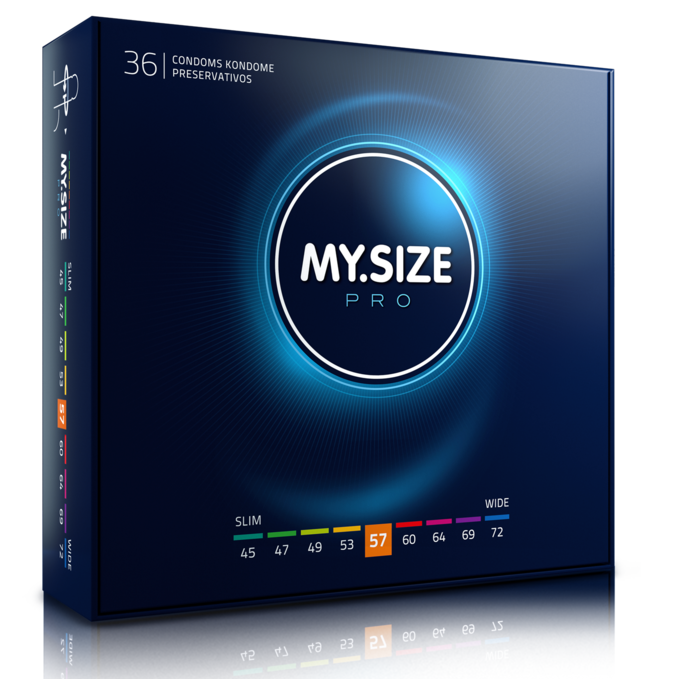 Buy My Size - Pro Condoms 57 Mm 36 Units