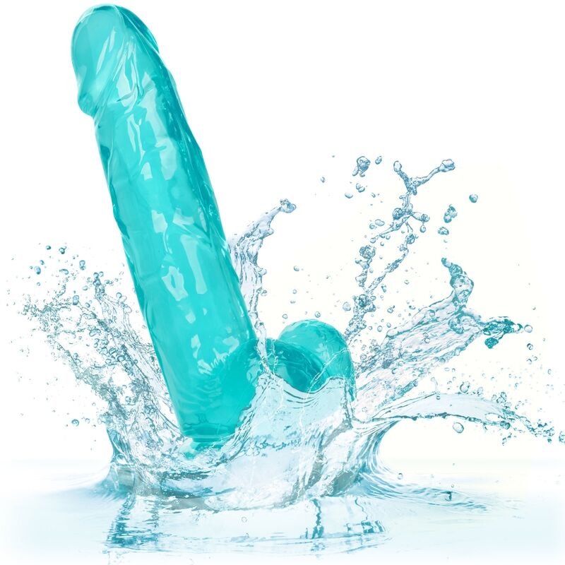 Calexotics - Size Queen Dildo Blue 15.3 Cm CALEXOTICS - SIZE QUEEN DILDO BLUE 15.3 CM
