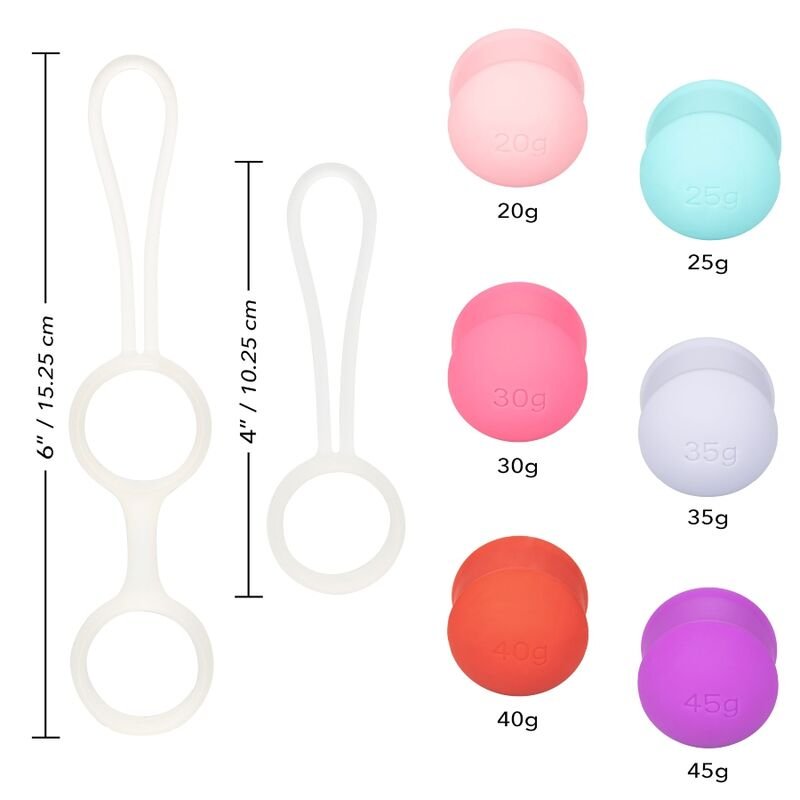 Calexotics - She-ology Set Bolas Kegel Intercambiables CALEXOTICS - SHE-OLOGY SET BOLAS KEGEL INTERCAMBIABLES