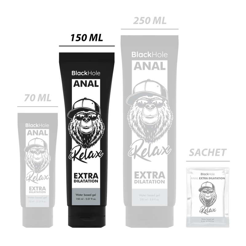 Black Hole - Water Base Gel Anal Dilation 150 Ml BLACK HOLE - WATER BASE GEL ANAL DILATION 150 ML
