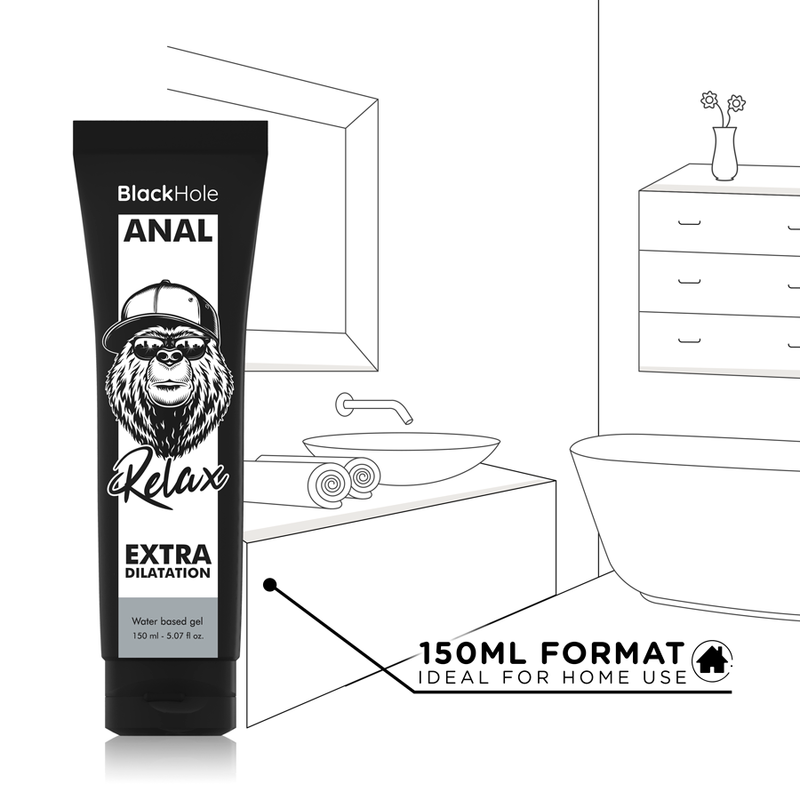 Black Hole - Water Base Gel Anal Dilation 150 Ml BLACK HOLE - WATER BASE GEL ANAL DILATION 150 ML