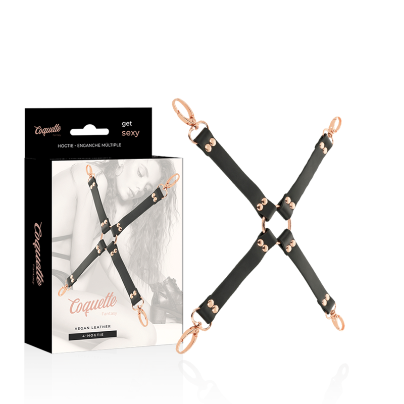 COQUETTE CHIC DESIRE - FANTASY VEGAN LEATHER HOG TIE COQUETTE FANTASY