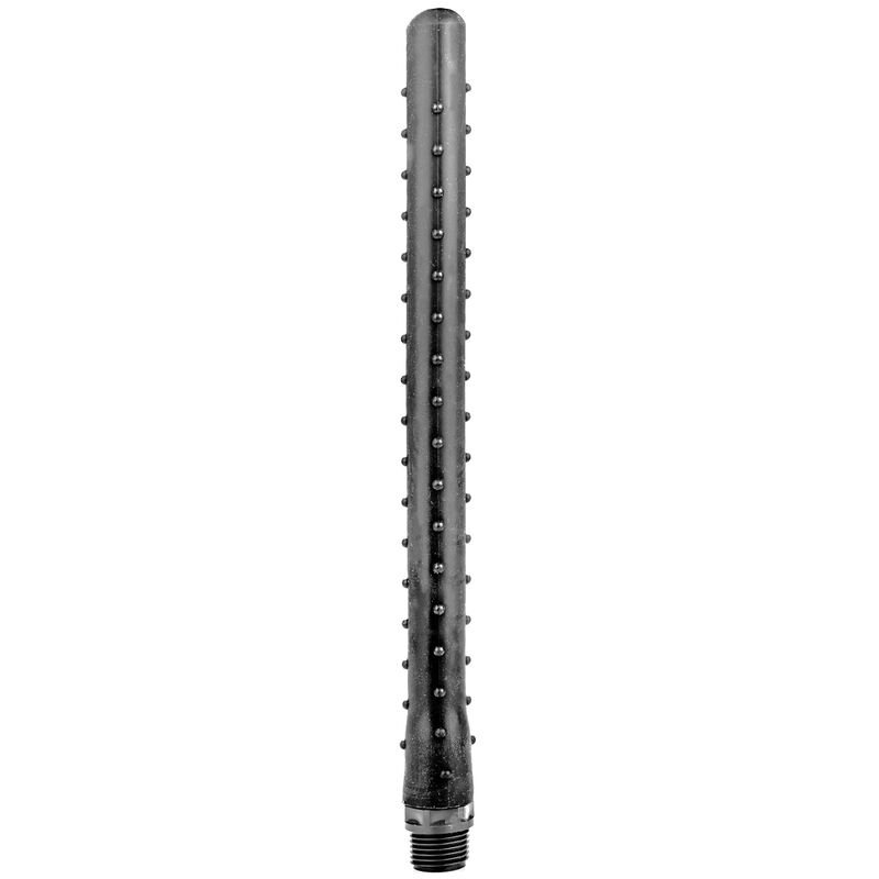 Buy All Black - Ridged Shower Anal Silicone 27 Cm