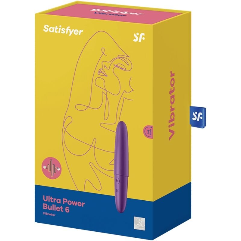 Satisfyer - Ultra Power Bullet 6 Purple SATISFYER - ULTRA POWER BULLET 6 PURPLE