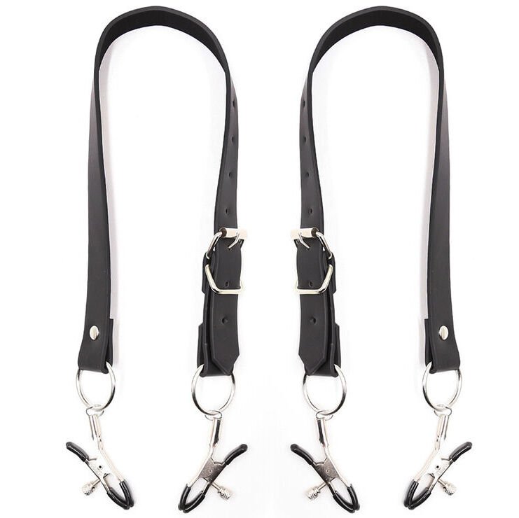 OHMAMA FETISH - CLITORIS CLAMPS WITH LEG STRAPS OHMAMA FETISH
