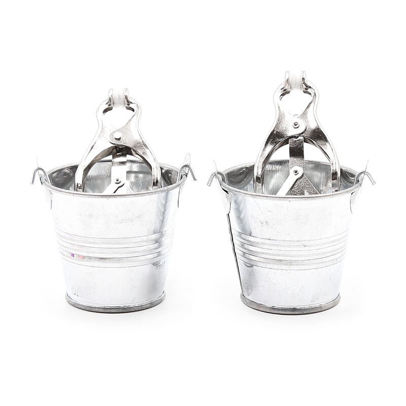 Ohmama Fetish Nipple Clamps With Buckets OHMAMA FETISH NIPPLE CLAMPS WITH BUCKETS