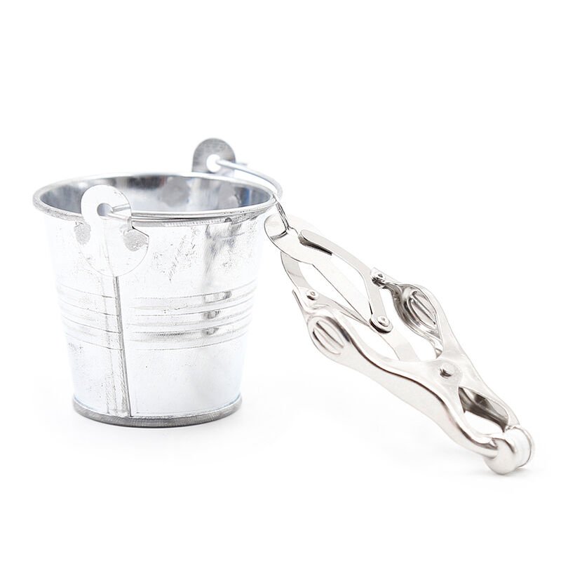 Ohmama Fetish Nipple Clamps With Buckets OHMAMA FETISH NIPPLE CLAMPS WITH BUCKETS