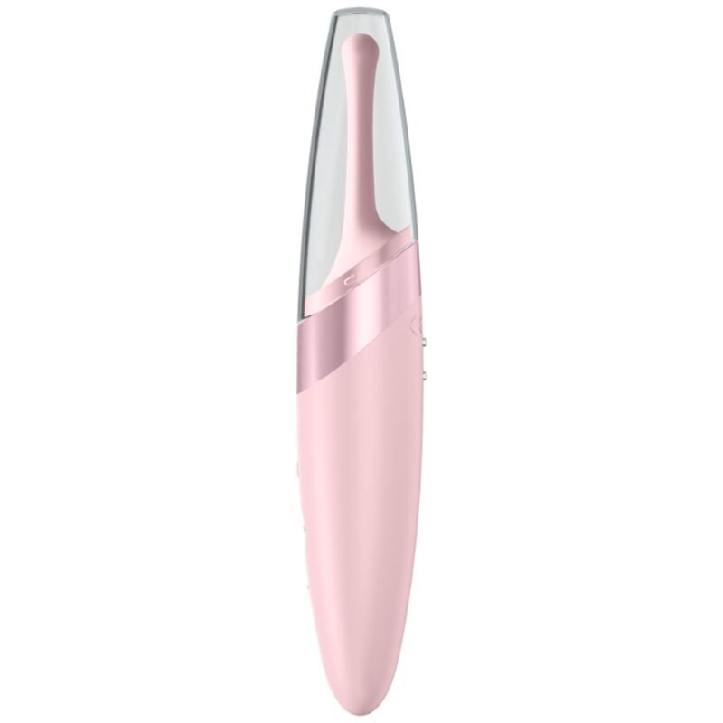 Satisfyer - Twirling Delight Clit Tip Vibrator Pink SATISFYER - TWIRLING DELIGHT CLIT TIP VIBRATOR PINK