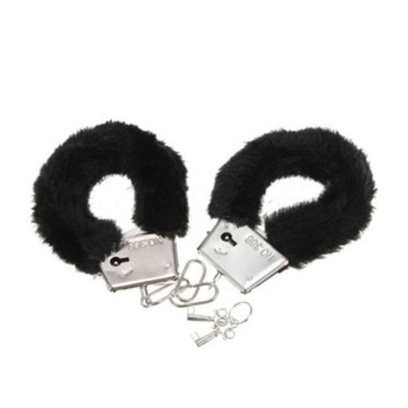 DIABLO PICANTE - PLEASURE FURRY HANDCUFFS BLACK DIABLO PICANTE