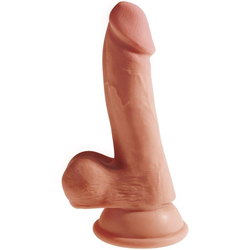 Buy King Cock - Plus 3d Dildo With Balls 17 Cm