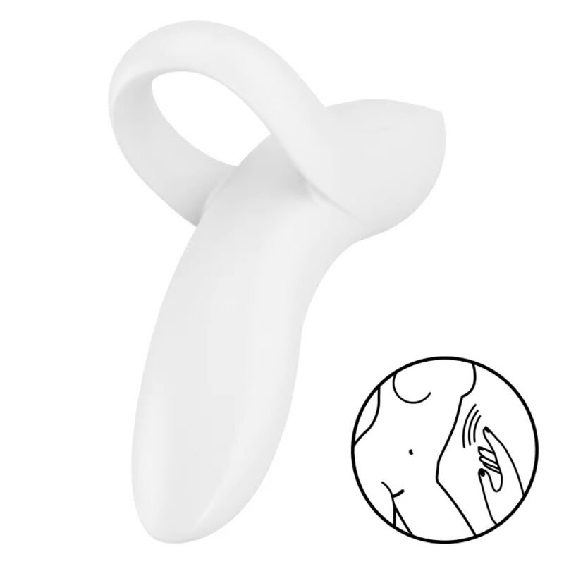 Buy Satisfyer - Bold Lover Finger Vibrator White