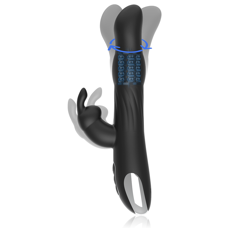 Brilly Glam- Moebius Rabbit Vibrator & Rotator Compatible With Watchme Wireless Technology BRILLY GLAM- MOEBIUS RABBIT VIBRATOR & ROTATOR COMPATIBLE WITH WATCHME WIRELESS TECHNOLOGY