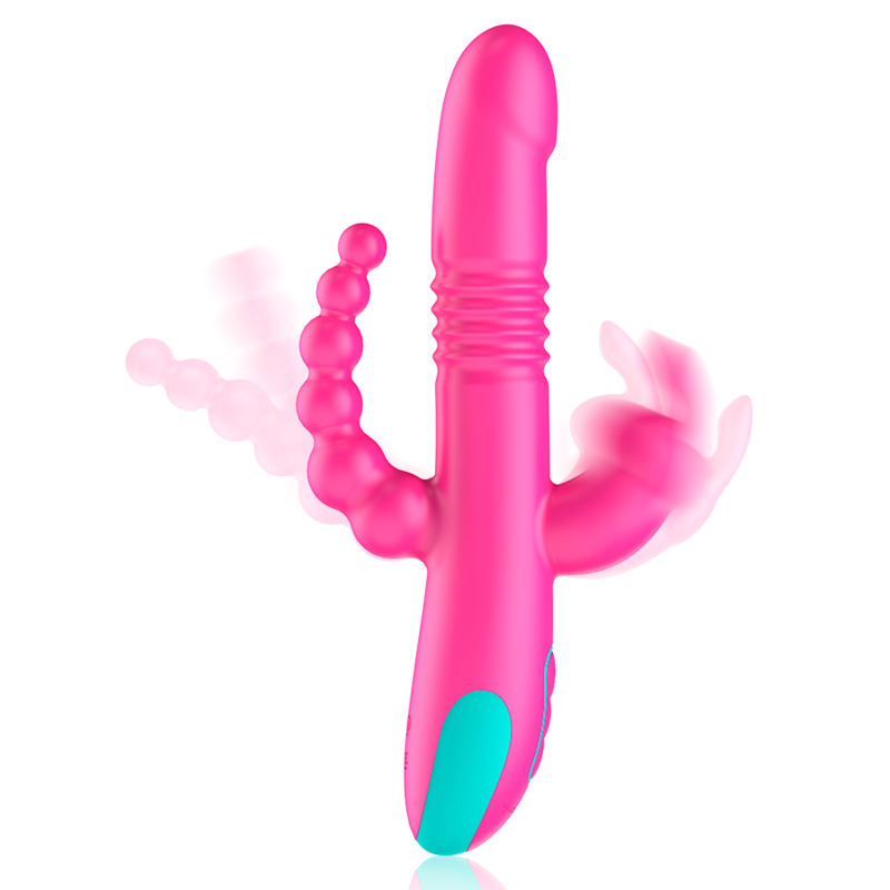 Happy Loky - Donald Triple Stimulation: Anal, G-spot & Clitoral Watchme Wireless Technology Compatible HAPPY LOKY - DONALD TRIPLE STIMULATION: ANAL, G-SPOT & CLITORAL WATCHME WIRELESS TECHNOLOGY COMPATIBLE