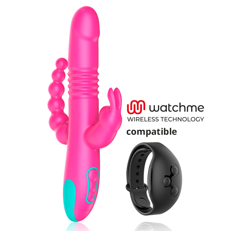 Happy Loky - Donald Triple Stimulation: Anal, G-spot & Clitoral Watchme Wireless Technology Compatible HAPPY LOKY - DONALD TRIPLE STIMULATION: ANAL, G-SPOT & CLITORAL WATCHME WIRELESS TECHNOLOGY COMPATIBLE