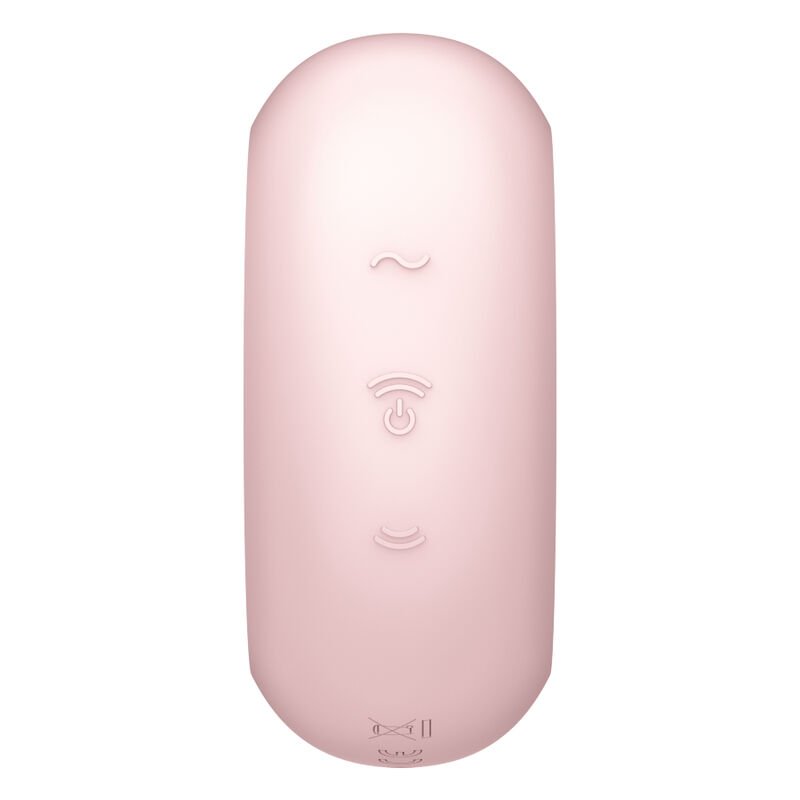 Satisfyer - Pro To Go 3 Double Air Pulse Stimulator & Vibrator Pink SATISFYER - PRO TO GO 3 DOUBLE AIR PULSE STIMULATOR & VIBRATOR PINK