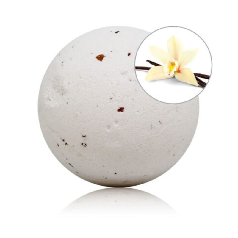 TALOKA - VANILLA SCENTED BATH BOMB WITH ROSE PETALS TALOKA