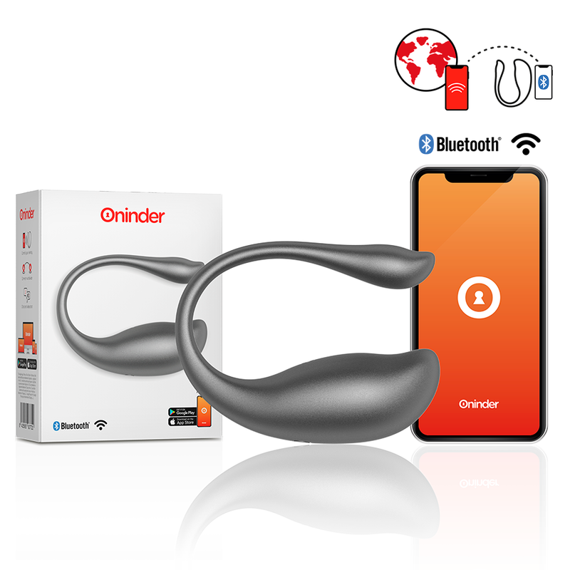 ONINDER - NAIROBI VIBRATING EGG BLACK - FREE APP ONINDER