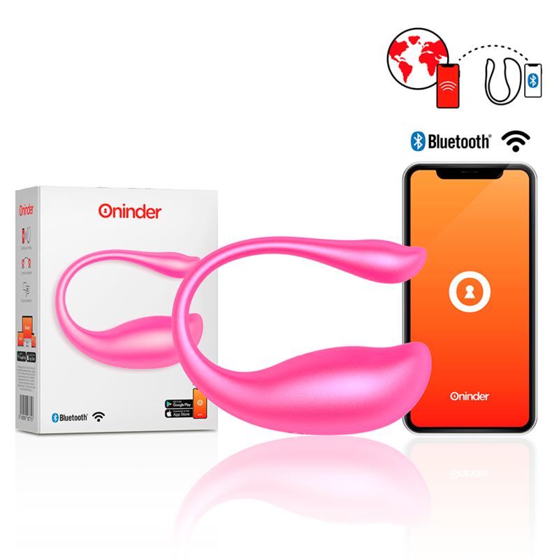ONINDER - NAIROBI VIBRATING EGG PINK - FREE APP ONINDER