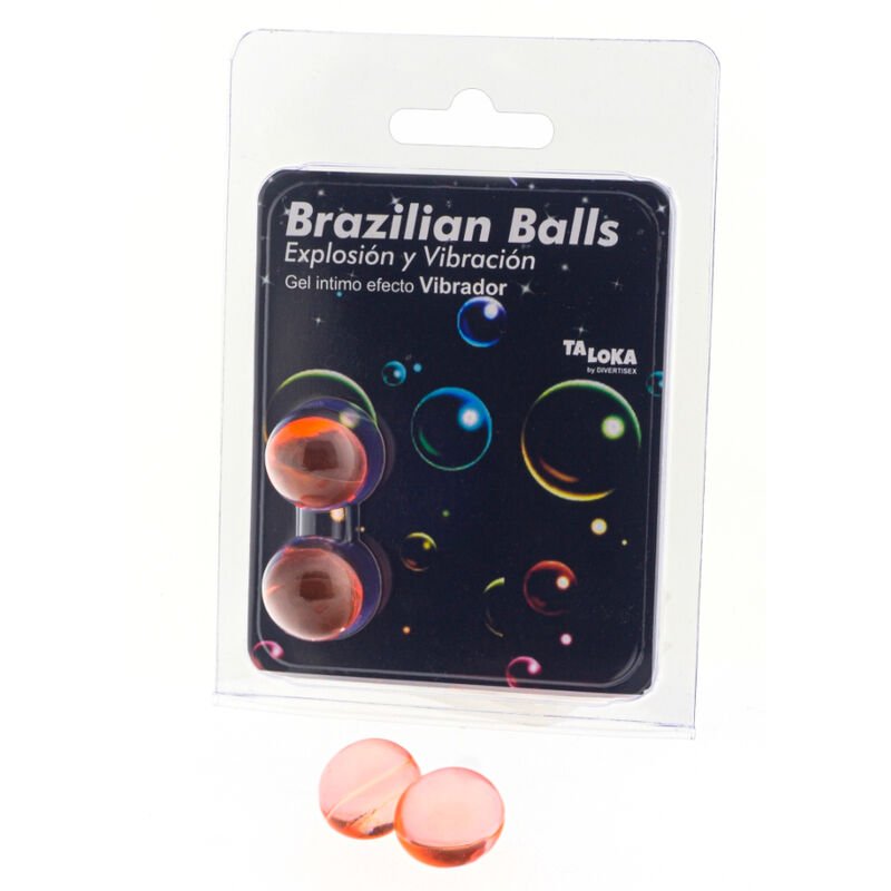 TALOKA - 2 BRAZILIAN BALLS VIBRATING EFFECT EXCITING GEL TALOKA