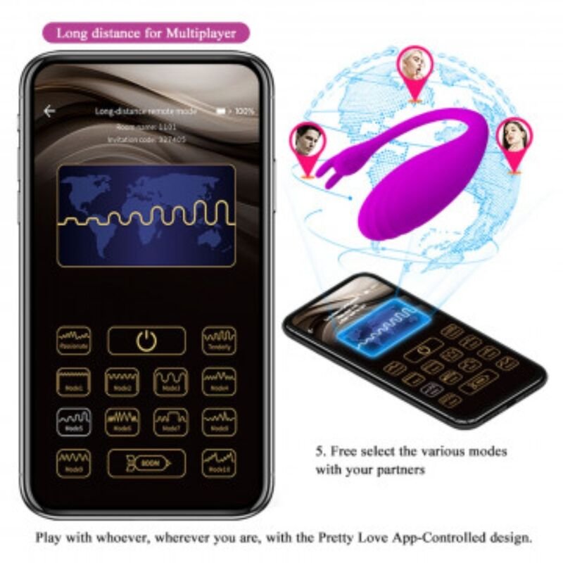 Pretty Love - Catalina Massager Free App Lilac PRETTY LOVE - CATALINA MASSAGER FREE APP LILAC