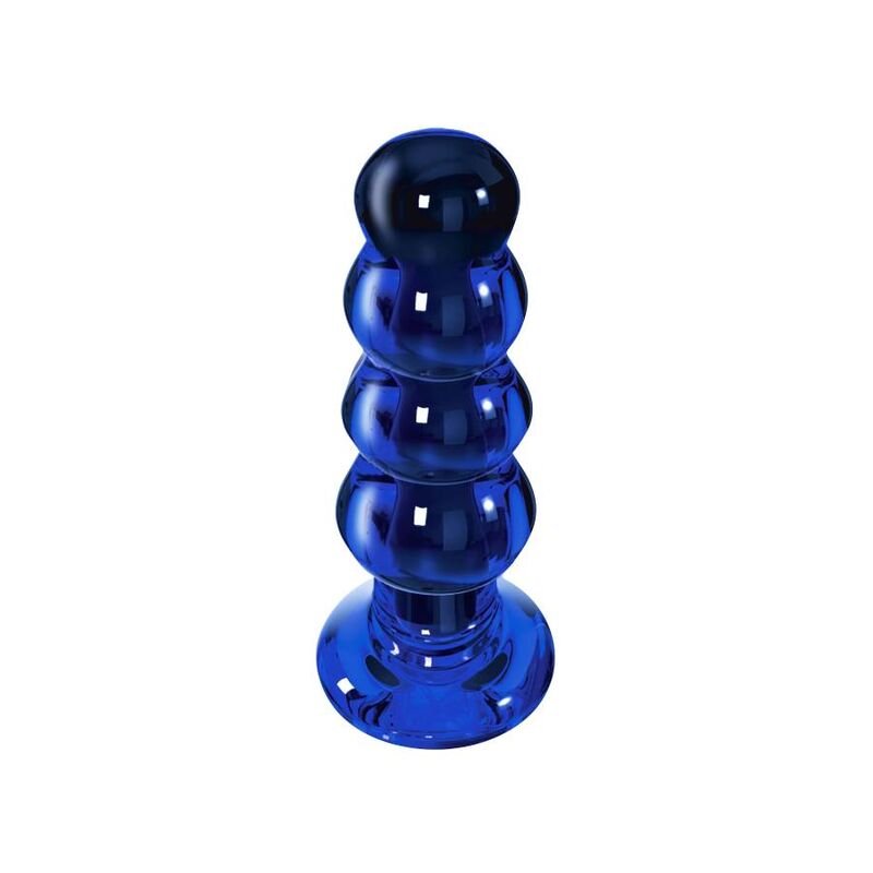Toyjoy - Buttocks The Radiant Glass Buttplug TOYJOY - BUTTOCKS THE RADIANT GLASS BUTTPLUG