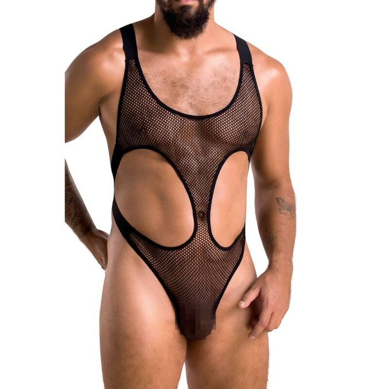 Passion - 040 Body Leon Black L/xl PASSION - 040 BODY LEON BLACK L/XL