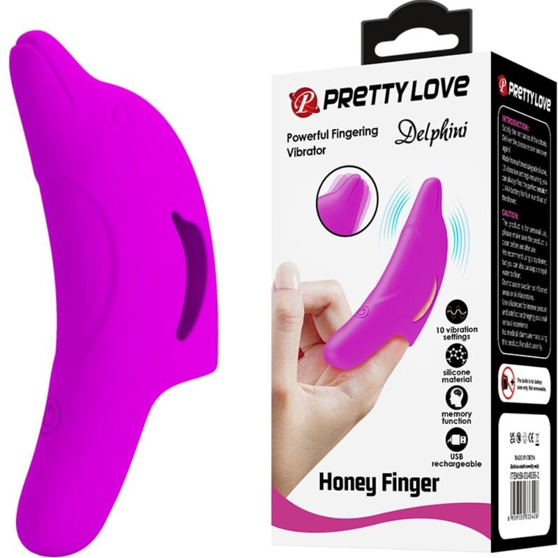 PRETTY LOVE - DELPHINI POWERFUL PURPLE FINGER STIMULATOR PRETTY LOVE