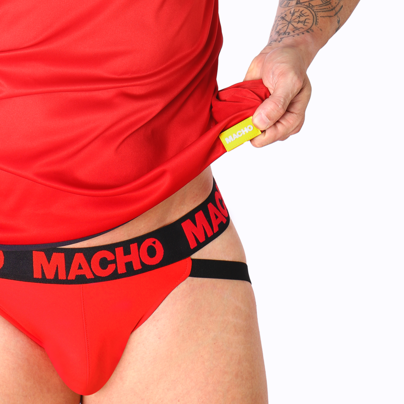 Macho - Red T-shirt S/m MACHO - RED T-SHIRT S/M
