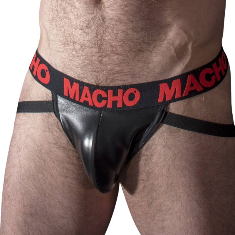 Buy Macho - Mx25rc Jock Red Leather L MACHO - MX25RC JOCK RED LEATHER L MACHO UNDERWEAR