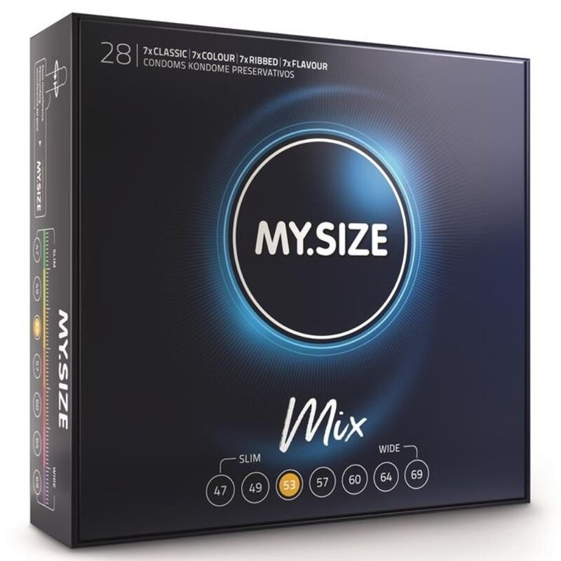 Buy My Size - Mix Condoms 53 Mm 28 Units
