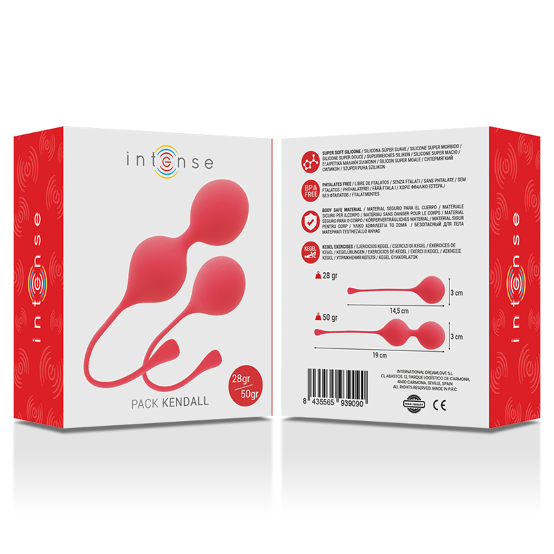 Intense - Kegel Balls Pack Kendall Red INTENSE - KEGEL BALLS PACK KENDALL RED
