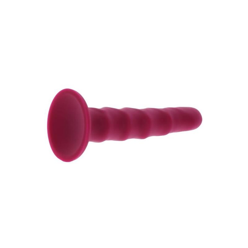 Get Real - Ribbed Dong 12 Cm Red GET REAL - RIBBED DONG 12 CM RED